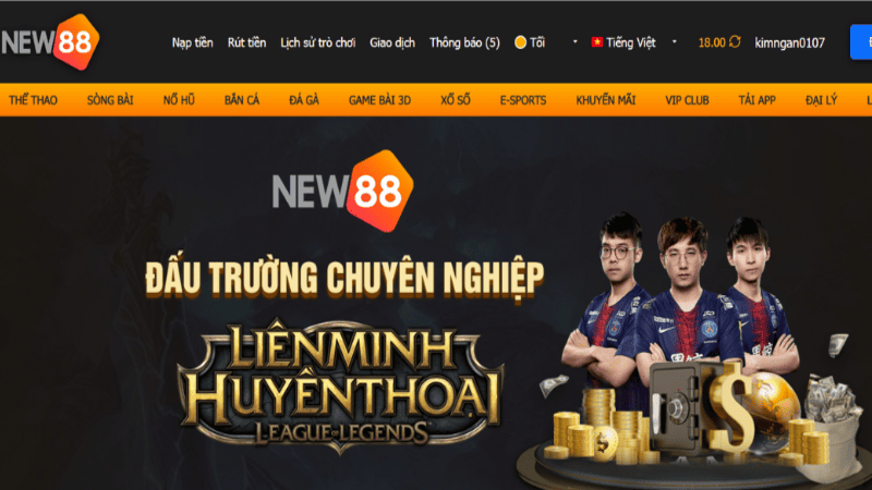 Sảnh Thể Thao New88