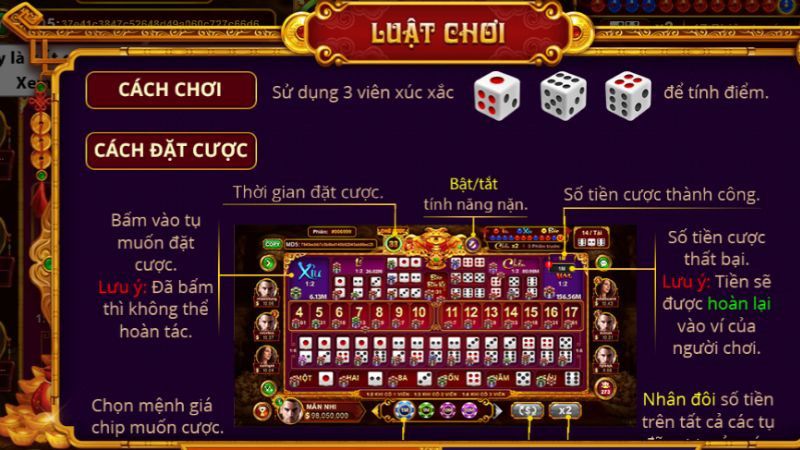 Hướng Dẫn Cách Tham Gia Chơi Sicbo Tài Phú MD5 Sunwin