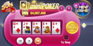 Mini Poker Sunwin tính thưởng theo tổ hợp bài như thế nào?